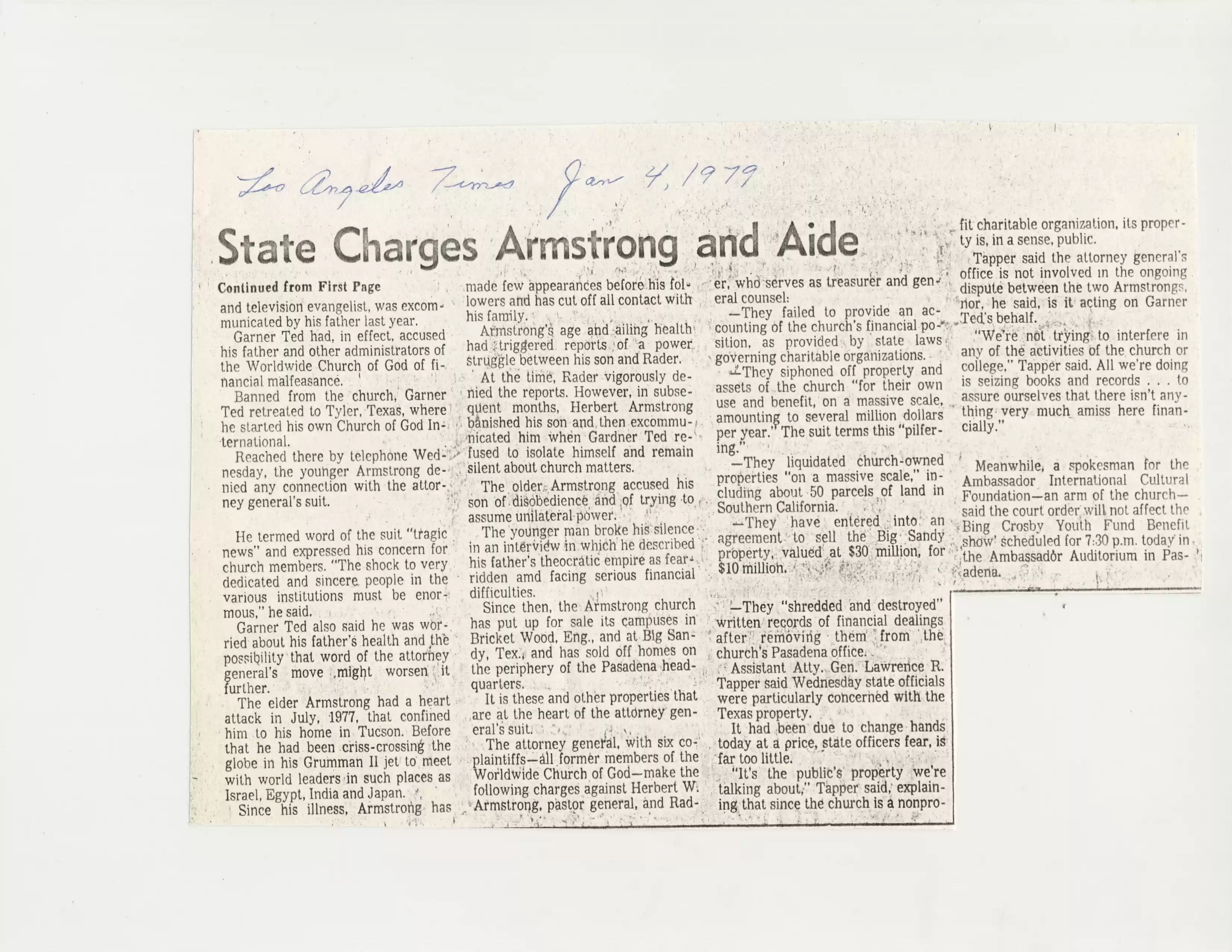 2. LA Times 1-4-79